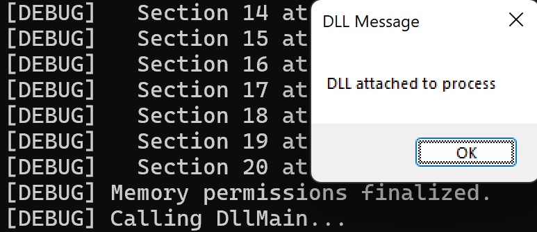 Calling DllMain on Reflectively Loaded DLL