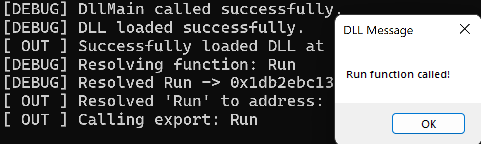 Finding and Executing Exported Run Function